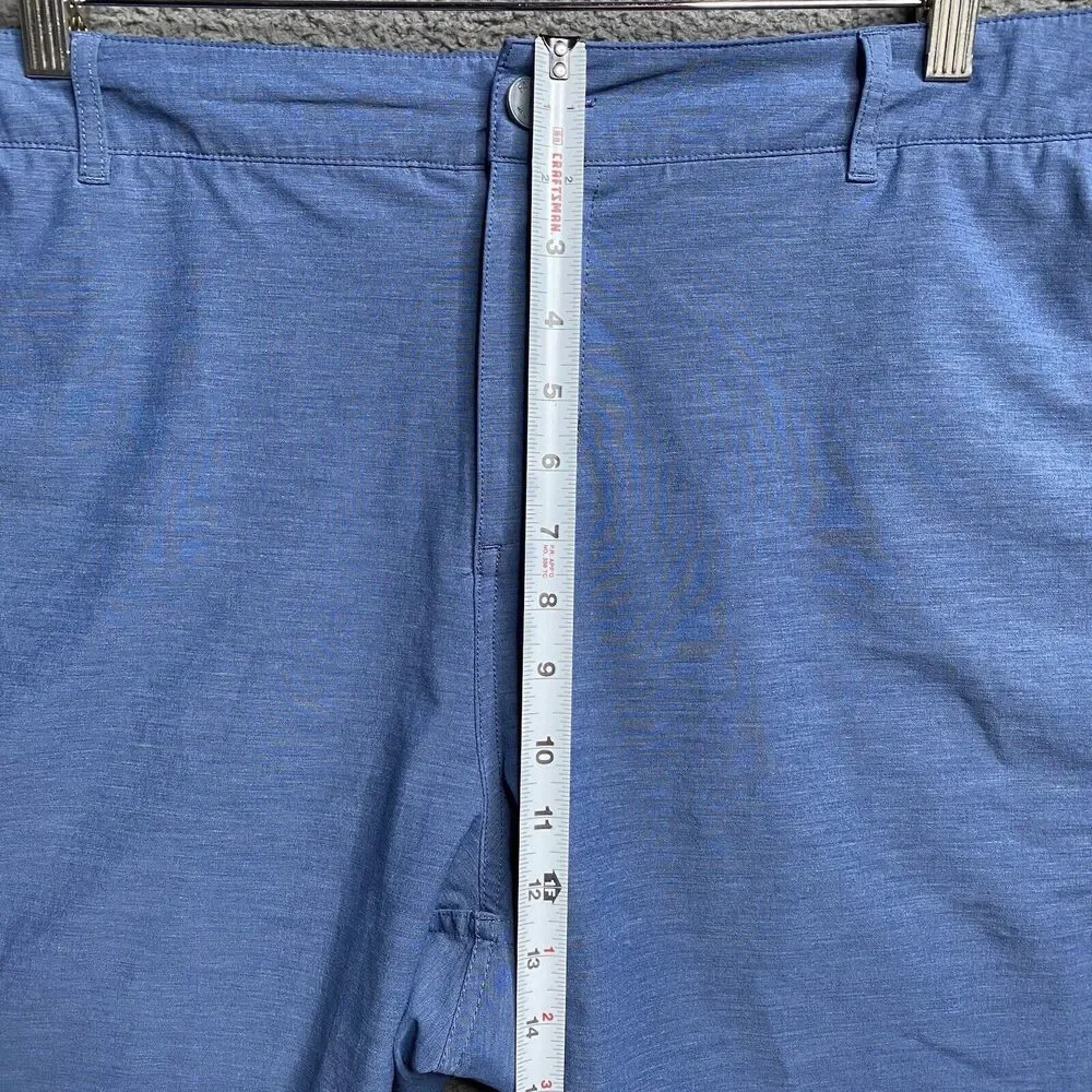 FAHERTY Huckberry All Day Short Men's Size 42 Blue 9 Inch Inseam Stretch Pockets